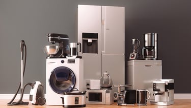 a bunch of appliances and appliances are shown in this picture