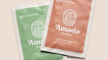 Sobres drip coffee Amada Coffee