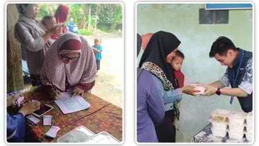 PT. Usaha Kiat Permata Beras Harumas Pembagian Nasi Bungkus untuk Warga CSR