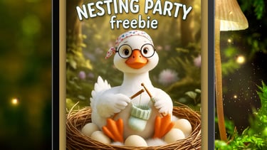 Bless this Nest Free Nesting Party Printable Guide