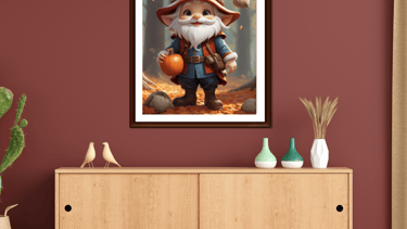 Free Printable Gnome Poster 