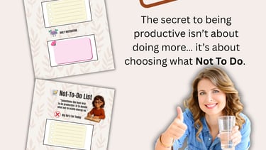 The Not To Do List Free Printable