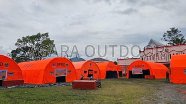 tenda 6x12m pengungsi BPBD