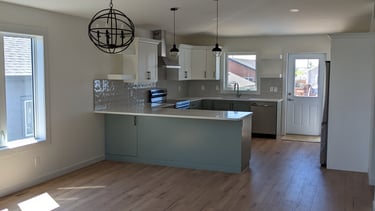 dinning room and kitchen