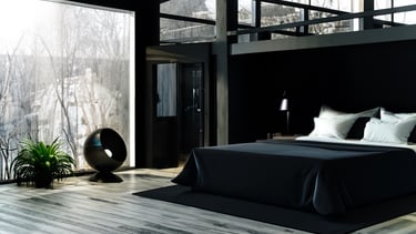 luminaire artisanal collection Bubble Light black