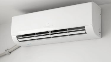 Solar panels on a rooftop under a clear blue sky