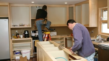 General contractor remodeling kitchen.