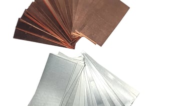 Metal electrodes for school science experiments