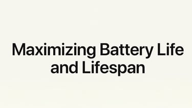 Maximizing battery lifespan