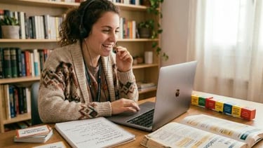 Conversational online spanish lesson
