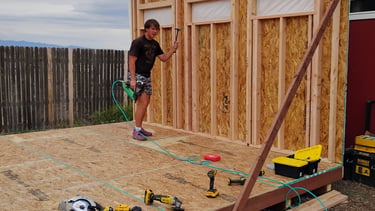 Professional Builder In His Element