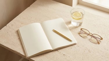 Supportive evening routine tools for managing hormonal headaches and perimenopause triggers.