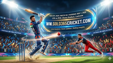 lotus999 LSG VS RCB
