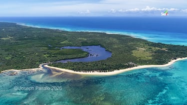 Bigwangan Lake in Jomalig Island