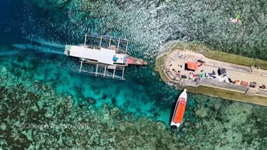 Docking in Jomalig Port