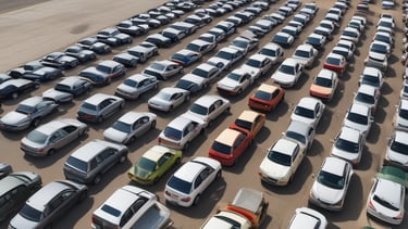 Scene showing business assets arranged neatly for a professional liquidation auction