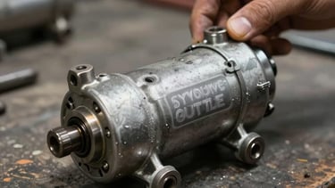 A skilled mechanic using diagnostic tools on a car engine in a modern workshop