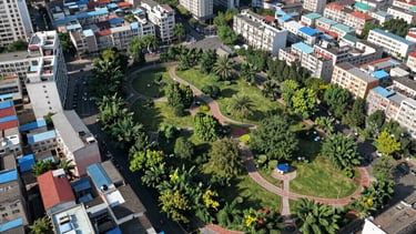 white building