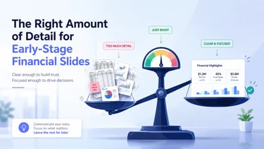 The Right Amount of Detail for Early-Stage Financial Slides