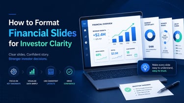 How to Format Financial Slides for Investor Clarity