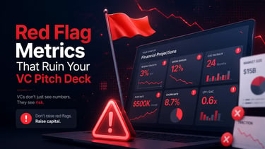 Red Flag Metrics That Ruin Your VC Pitch Deck