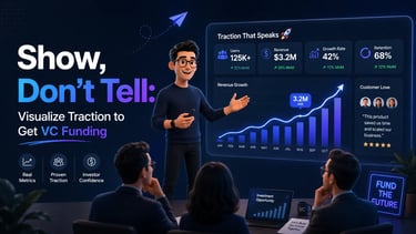 Show, Don't Tell: Visualize Traction to Get VC Funding