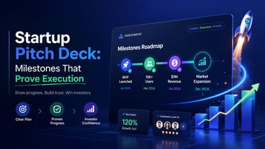Startup Pitch Deck: Milestones That Prove Execution