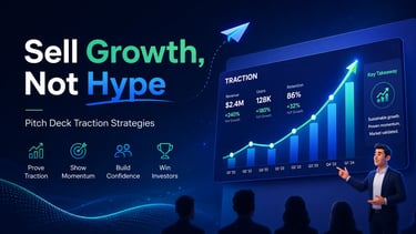 Sell Growth, Not Hype: Pitch Deck Traction Strategies