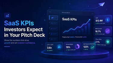 SaaS KPIs Investors Expect in Your Pitch Deck