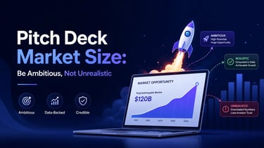 Pitch Deck Market Size: Be Ambitious, Not Unrealistic