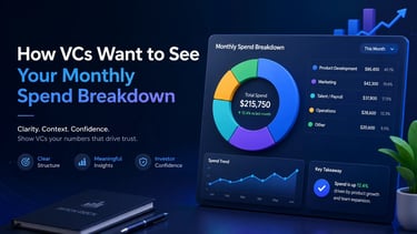How VCs Want to See Your Monthly Spend Breakdown