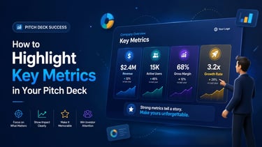 How to Highlight Key Metrics in Your Pitch Deck
