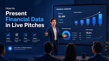How to Present Financial Data in Live Pitches