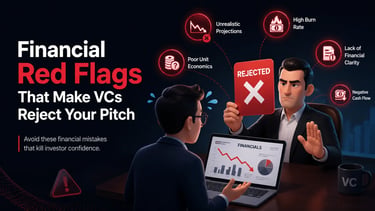 Financial Red Flags That Make VCs Reject Your Pitch