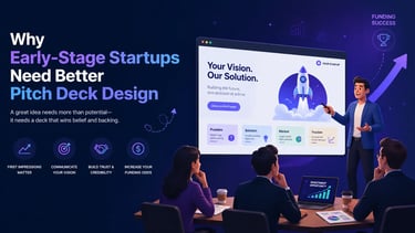 Why Early-Stage Startups Need Better Pitch Deck Design