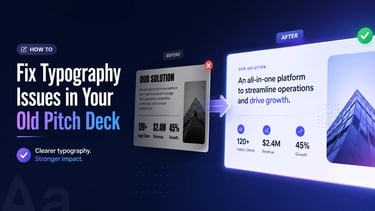 How to Fix Typography Issues in Your Old Pitch Deck