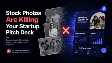 Stock Photos Are Killing Your Startup Pitch Deck