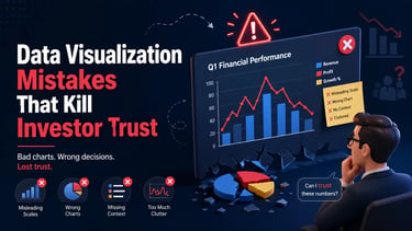 Data Visualization Mistakes That Kill Investor Trust