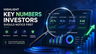 Highlight Key Numbers Investors Should Notice First