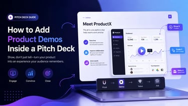 How to Add Product Demos Inside a Pitch Deck