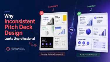 Why Inconsistent Pitch Deck Design Looks Unprofessional