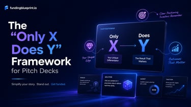 The "Only X Does Y" Framework for Pitch Decks