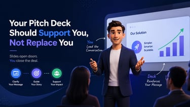 Your Pitch Deck Should Support You, Not Replace You