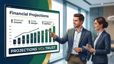 Pitch Deck Financials Slide: Presenting Projections VCs Trust