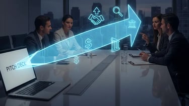 How Pitch Decks Guide the Flow of a VC Meeting