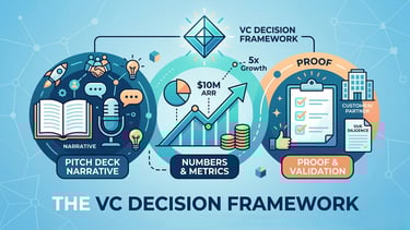 The VC Decision Framework: Pitch Deck Narrative, Numbers, and Proof