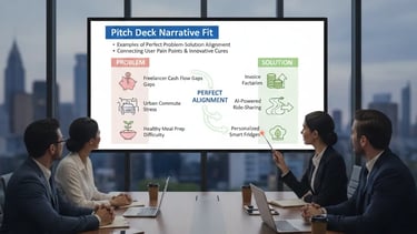 Pitch Deck Narrative Fit: Examples of Perfect Problem-Solution Alignment