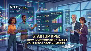 Startup KPIs: How Investors Benchmark Your Pitch Deck Numbers