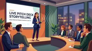 Live Pitch Deck Storytelling: How Silence Makes Investors Lean In