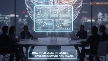 How Pitch Decks Influence Investor Memory and Recall